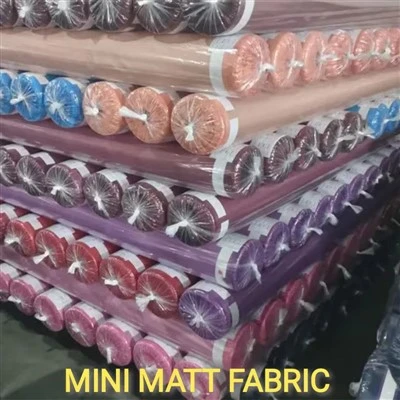 Vaste kleur mini mat stof