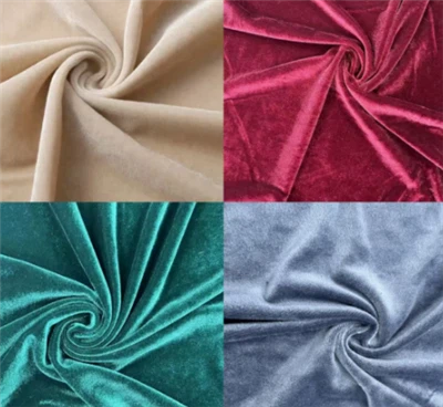 Stretch fluwelen super zachte spandex stof